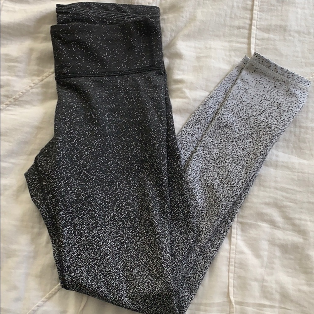 Ombré Speckled Gap Leggings